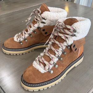 See by Chloe Eileen Suede Hiker Ankle Boots